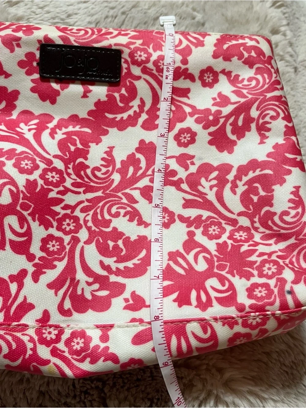 Pink Floral Makeup Organizer Pouch - Unbranded 02-21